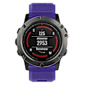 Miniatyrbillede 5 af 5: Type D KALEBO LKLB-HWGJ-001 til Garmin Fenix 6X/Fenix 7X/Instinct 2X Smart Watch Band QuickFit Style L