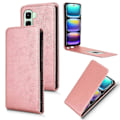 Miniatyrbillede 1 af 5: Vertikal Flip Læder Etui Til Infinix Hot 50 4G Rose Gold