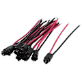Miniatyrbillede 1 af 4: 2/3/5/8/10 stk. T5 LED Sokkel Lampe Instrumentbræt Indikator Lys Sokkel 2 Lednings Pære Ledningsnet Ledningsstik Udskiftning til Bil Red 10Pcs