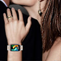 Miniatyrbild 4 av 5: Armband i rostfritt stål med hög hållfasthet för Samsung Galaxy Fit3 SM-R390 Style B