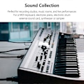 Miniatyrbillede 3 af 5: 2-pak 5-Pin DIN MIDI-kabel, 0,9 meter Han til Han 5-Pin MIDI-kabel til MIDI-keyboard, Keyboard Synth