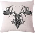 Decorative Pillowcase Linen Multi 3D Patterned 45x45 cm for Autumn Winter