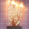 Miniatyrbillede 1 af 3: Astronaut Lys Led Astronaut Figur Natlampe Dekor Akryl til Søvn Sengelampe Barn