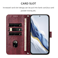 Miniatyrbild 3 av 4: Linjeskarvspänne Retro Läder Telefonfodral For Wiko T60 / Cubot P80