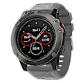 Miniatyrbillede 4 af 5: Type D KALEBO LKLB-HWGJ-001 til Garmin Fenix 6X/Fenix 7X/Instinct 2X Smart Watch Band QuickFit Style G