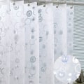 Miniatyrbillede 1 af 5: EVA  Bruseforhængsfor, 72x72 tommer 3D Frosted Bubble Heavy Duty Vandtæt Bruseforhængsfor  Tykke Plast Bruseforhæng, 12 Kroge