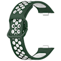 Miniatyrbilde 1 av 5: For Huawei Watch Fit 3 Silikon Klokkereim Tofarget Justerbar Klokkerem Style B