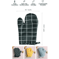 Pikkukuva 2 / 5: Uuninlämmönkestävät lapaset, 2 kpl 10,6 tuumaa x 6,7 tuumaa (noin 26,9 cm x 17,0 cm) Puuvillaiset uuninlämmönkestävät lapaset, liukumattomat lämmönkestävät uuninlämmönkestävät lapaset (musta)