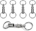 Miniatyrbild 1 av 4: 4-pack snabbkoppling avtagbar nyckelring i silver
