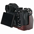 Pikkukuva 5 / 5: Tyyppi E Nikon Z 5/Z 6 II/Z 7 II Kamerakotelo Suuri Aukko Aitoa Lehmännahkaa Suoja Style D