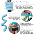 Miniatyrbild 4 av 5: Loop Wearable Viktbara Armband Handledssats Intensiv Fitness Träning Handledssvikt - Blå