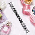 Miniatyrbillede 4 af 5: Zinklegering Snoet Urrem Rhinestone Dekoration til Garmin Approach S40/Forerunner 158 Urrem Style A