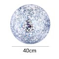 Miniatyrbillede 2 af 5: 5 stk. strandbolde, kæmpe poolbolde, kæmpe flash oppustelige strandbolde, svømmepølsvand, strandlegetøj - sølv