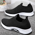 Miniatyrbilde 2 av 3: Sko Herre Joggesko Slip On Sneakers Hverdags Sko Black 43