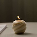 Miniatyrbillede 2 af 3: Plastik Lysform Lysform til Støbesæt, DIY Aromaterapi Lysform, 3D Lysform DIY Håndlavet Aromaterapi Lysform til Lysfremstilling