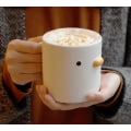 Miniatyrbilde 2 av 5: Søt andekaffekopp, håndlaget glasert kyllingkopp, sikker keramisk melkelattekopper, 14oz søt tekopp. Beste gaver for kaffe- og krussamlere