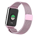 Miniatyrbillede 1 af 5: Type I Magnetisk rem i rustfrit stål Milanese urrem med stik til Xiaomi Smart Band 8 Pro Style K