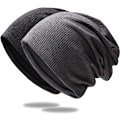 Miniatyrbillede 1 af 5: Trendy og stilful hue af kvalitetsstrikket stof, åndbarhed og elasticitet Skull Cap to hatte