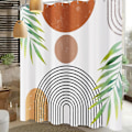 Miniatyrbillede 2 af 5: Boho bruseforhæng til badeværelse Boho-indretning Mid Century Modern Spring bruseforhæng - 72\" x 72\" Boheme, lys op i dit badeværelse
