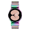 Miniatyrbillede 3 af 5: Type C til Samsung Galaxy Watch6/Watch6 Classic Spænde Design Urrem Milanese 316L Rustfrit Stål Style B