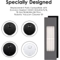 Pikkukuva 5 / 5: (8 kpl) HEPA-suodatin Ecovacs DEEBOT OZMO 920 950 T8 AIVI Max T9 T5 N5 N7 N8+ N8 Pro Plus DX55 -robotti-imurille, robotti-imurin suodatinpaketti