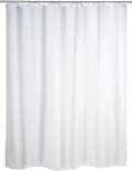 Duschdraperi 180x180 cm, Vit Duschdraperi, Tvättad Textil