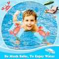 Miniatyrbillede 5 af 5: Svømmearmbånd til børn, oppustelige armbånd (3-6 år), armfloaties ærmer floater rør vandvinger børn floaties svømmearmbånd floaties til småbørn