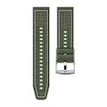 Miniatyrbillede 1 af 5: Type B Universal 22mm Åndbar Vævet Lærreds Udskiftningsrem Justerbar Smartwatch Rem Style A
