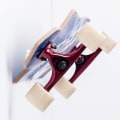 Miniatyrbillede 5 af 5: Vægbeslag Vægbeslag Til Skateboard Longboard, Lodret, Vandret, Gennemsigtig