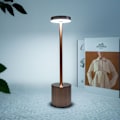 Miniatyrbild 2 av 5: Sladdlös bordslampa dimbar vattentät metall USB uppladdningsbar bordslampa -1pc-WELLNGS Red