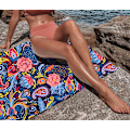 Miniatyrbillede 4 af 5: Mikrofiber Strandhåndklæde - Hurtigtørrende, Superabsorberende, Letvægtshåndklæde, Velegnet til Rejser, Pool og Svømning