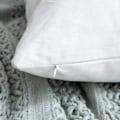 Miniatyrbillede 2 af 5: 2 Pudebetræk Fløjl Dekorative Sofa Pudebetræk Super Glat Blød Komfortabel Dekoration Hjem Stue Soveværelse til Sofa 50X50CM Hvid