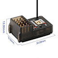 Miniatyrbilde 4 av 5: For ER5C V2 RX Mottaker 5CH ELRS 2.4GHz PWM Mottaker for RC FPV Bil Båt Lastebil