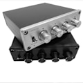 Miniatyrbild 3 av 5: HIFI Lossless 1 Ingång 4 Utgång RCA HUB Ljudfördelare Signalväljare Strömbrytare Källa Switcher Volym Förstärkare (Silver)