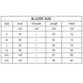 Miniatyrbillede 5 af 5: Lang Dobbeltradet Blazer - Dame Tøj Blazere black XL