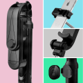 Pikkukuva 4 / 5: Retractable Selfie Stick Tripod with Detachable Wireless Remote Control and Tripod Selfie Stick-black
