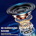 Miniatyrbillede 2 af 5: Under Pude Højttaler Bluetooth Mini Bone Conduction Sound Box Trådløs Soundbar Forbedre Søvn Hvid