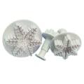 Miniatyrbilde 2 av 5: 6 stk. Snøfnugg Kakeform Kutter Dekorering Fondant Preging Verktøy Snøfnugg Stempel Kake Kutter