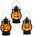 Miniatyrbilde 1 av 5: Halloween Gresskarlys LED-lys Batteridrevne Halloween-dekorasjoner Gresskarlys Innendørs utendørs dekorasjon Ornamenter Rekvisitter (3 stk)
