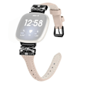 Pikkukuva 1 / 5: Tyyppi C Musta Solki Ranneke Fitbit Versa 3/4/Sense/Sense 2 Perhosliittimellä Älykellolle Style E