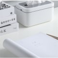 Miniatyrbilde 4 av 5: Kreativ serviettboks vevboks med nattlys husholdning flyttbar vevboks oppbevaringsboks spisebord vevboks