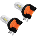 Pikkukuva 3 / 5: 2 kpl 80W H15 LED-polttimot Valkoiset auton ajovalopolttimot LED-päiväajovalot Polttimon vaihtolamppu