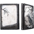 Miniatyrbillede 2 af 5: 3D Relief Notebook Journal Writing Embossed Notebook Journal Handmade Daily Notepad Antique Travel Diary(7.3\" x 5.1\" (Sort-krage)