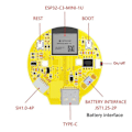 Pikkukuva 4 / 5: 2X ESP32-C3 -kehityskortti, 1,28 tuuman pyöreä LCD-näyttö kosketusnäytöllä ja Wifi Bluetooth -moduulilla