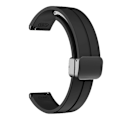 Miniatyrbillede 3 af 5: Type T Silikone Urrem med Magnetisk Foldespænde til Garmin Lily 2 Style Q