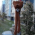 Miniatyrbillede 4 af 5: 80-180 cm Teddybjørn Plyslegetøj Blød Ydre Hud og Udstoppede Dyr Bjørnefrakke Zekai white 100cm