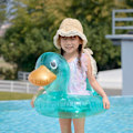 Miniatyrbild 5 av 5: Barnuppblåsbar pool simring strand transparent anka poolleksaker simning vattenfest dekorationer - grön