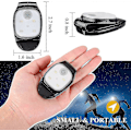 Pikkukuva 3 / 5: 2 kpl LED-klipsi ulkokäyttöön, yöklipsi juoksulenkille, heijastava USB-ladattava LED-pieni otsalamppu, juoksuvarusteet, muovinen turvavalo juoksuun