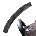 Miniatyrbilde 3 av 5: Baby Stroller Armrest Håndtak Hylse Deksel Universal Håndtak Deksel Kunstlær Svart/Brun