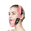 Miniatyrbillede 1 af 5: Ansigtsløftningsenhed LED Fotonterapi Ansigts Slankende Massager V-Line Pro pink